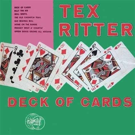deck of cards lyrics|Tex Ritter – Deck Of Cards .